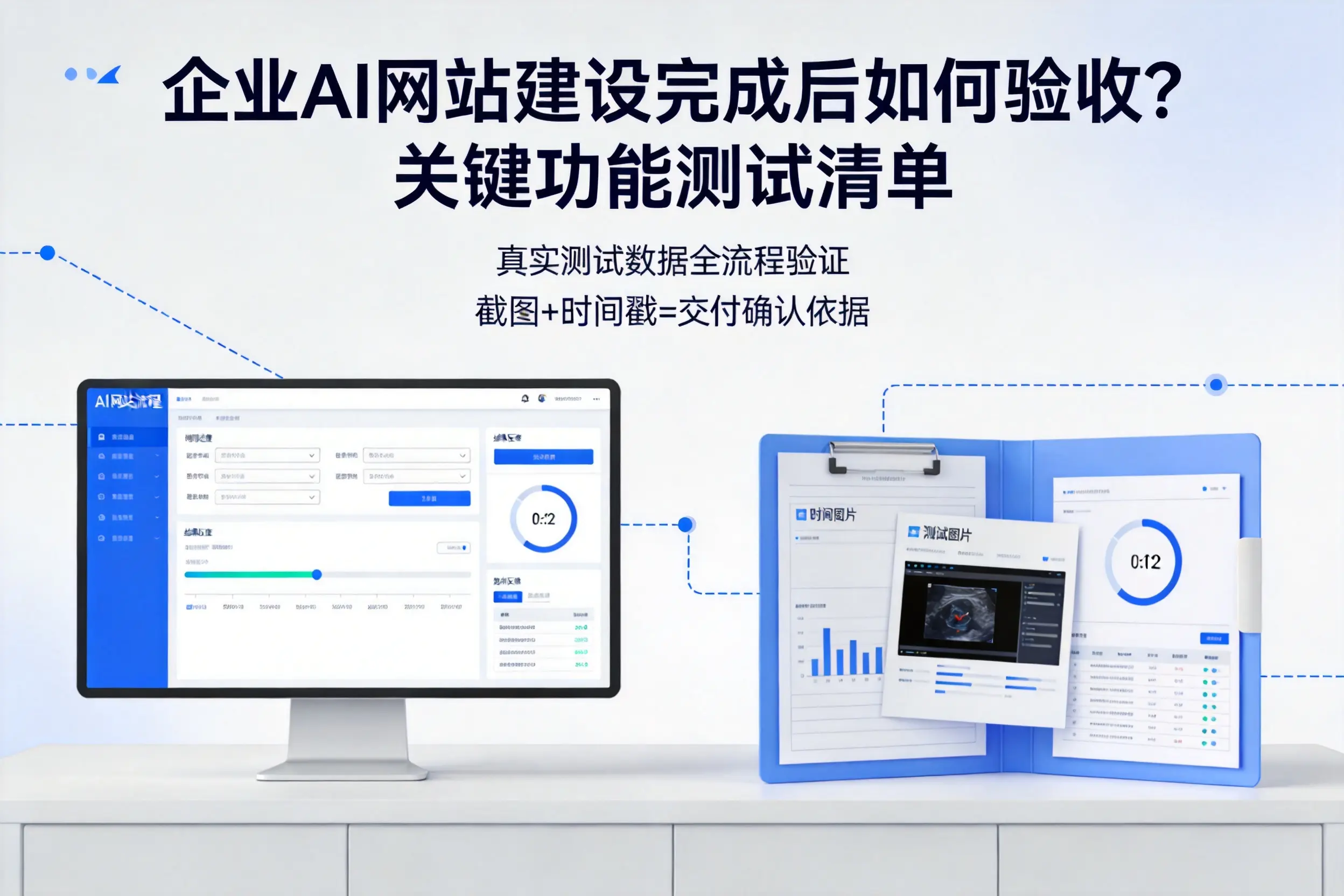 甘南企业AI网站建设完成后如何验收？关键功能测试清单