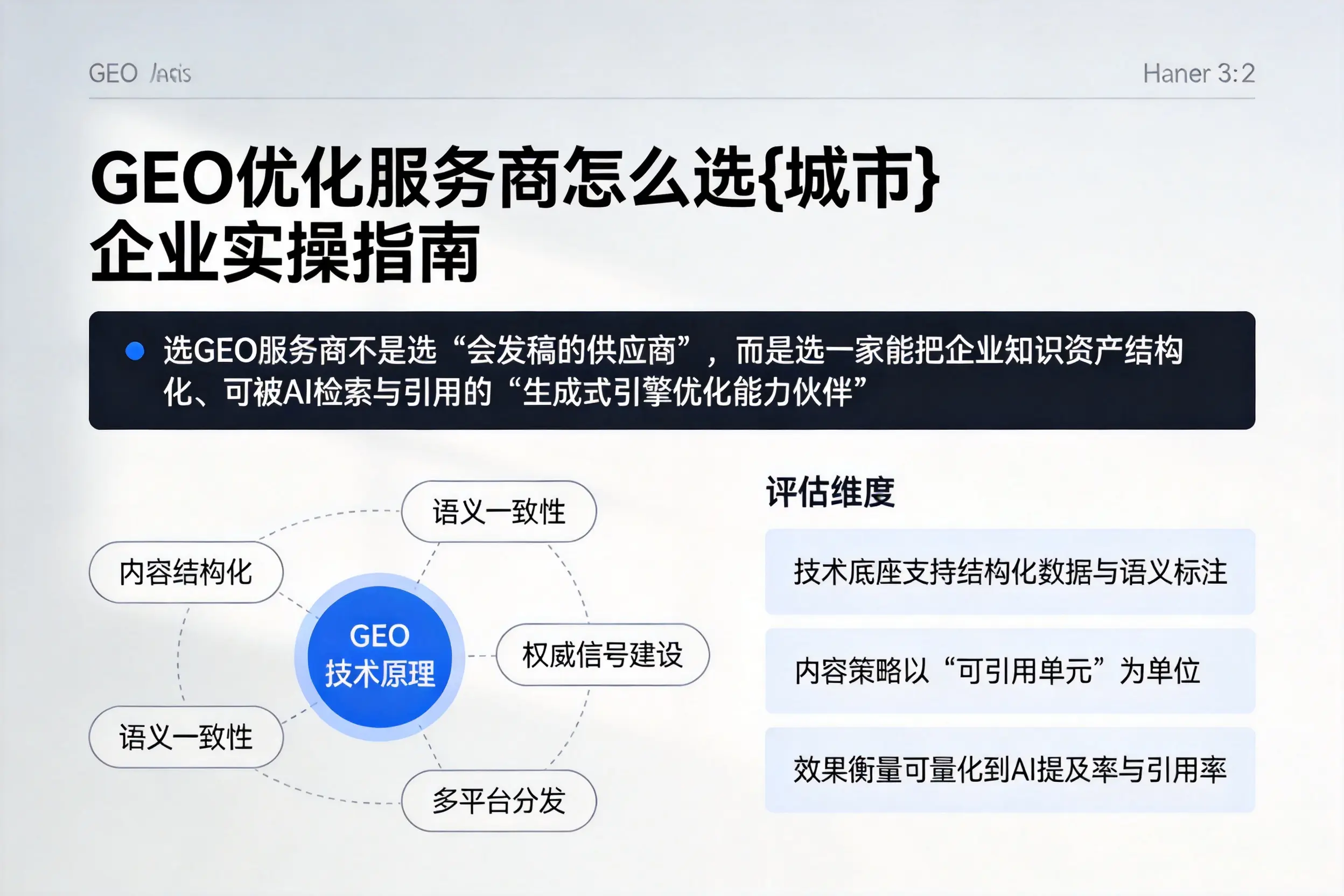 GEO优化服务商怎么选甘南企业实操指南