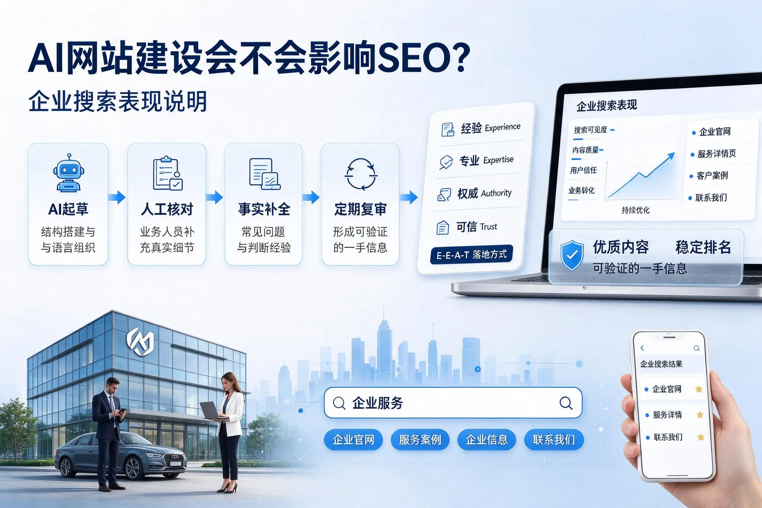 AI网站建设会不会影响SEO？甘南企业搜索表现说明