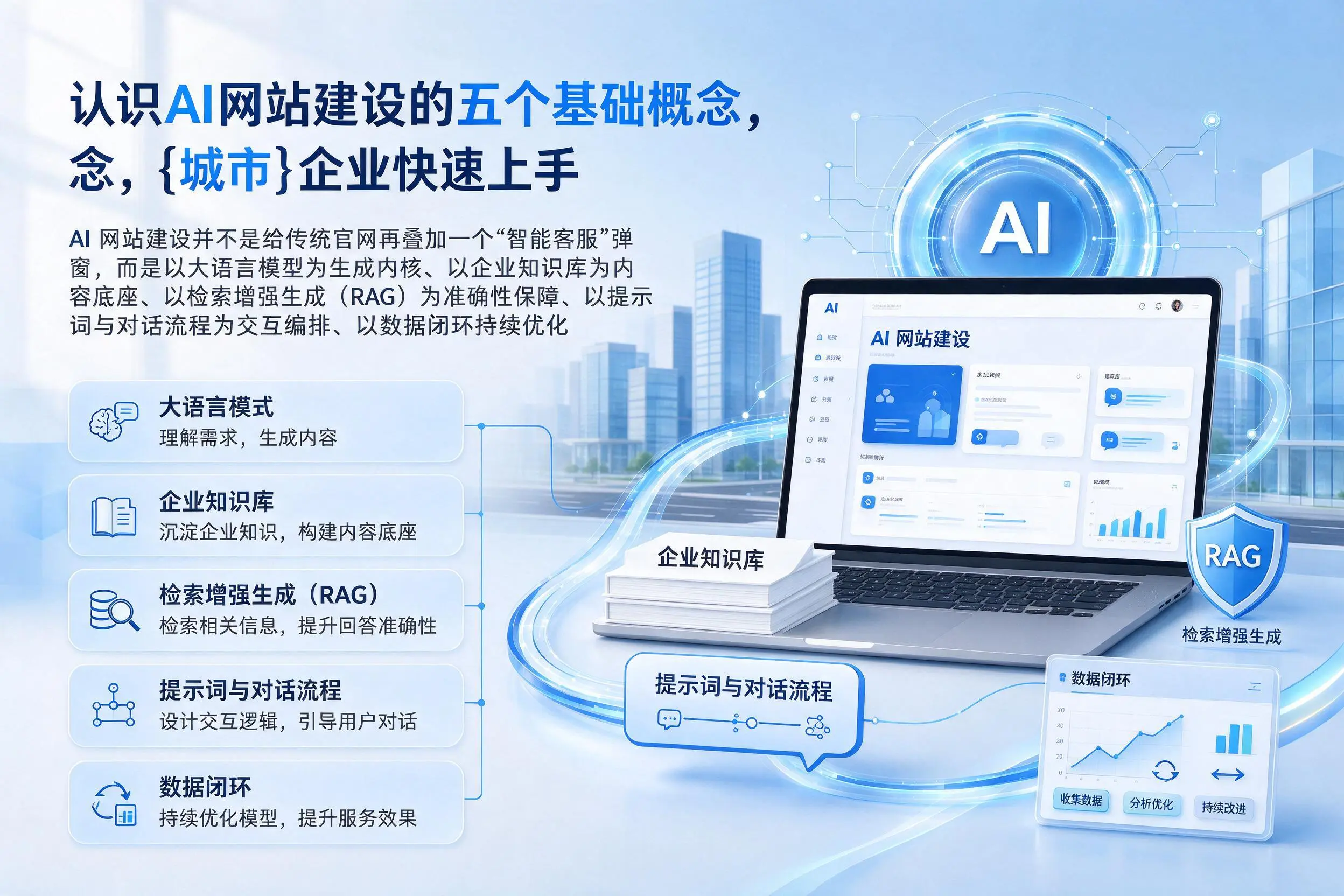 认识AI网站建设的五个基础概念，甘南企业快速上手