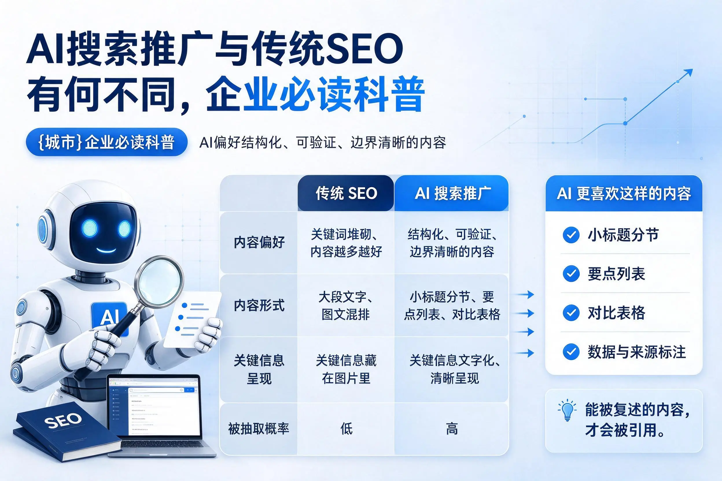 AI搜索推广与传统SEO有何不同，甘南企业必读科普